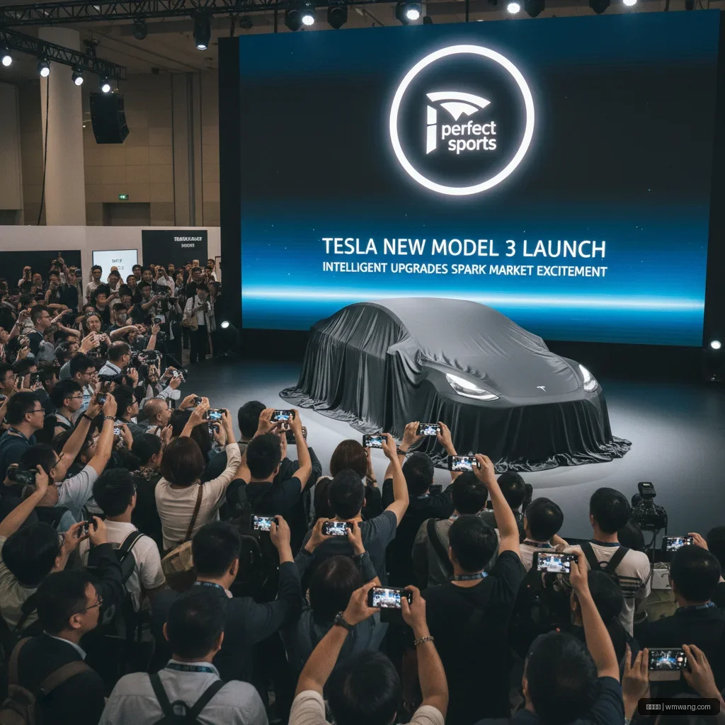 完美体育 - 特斯拉全新Model 3发布，智能升级引发市场热议 配图1